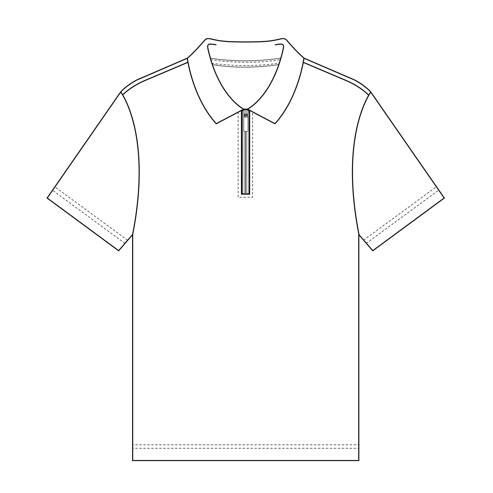 Polo Mezza Zip