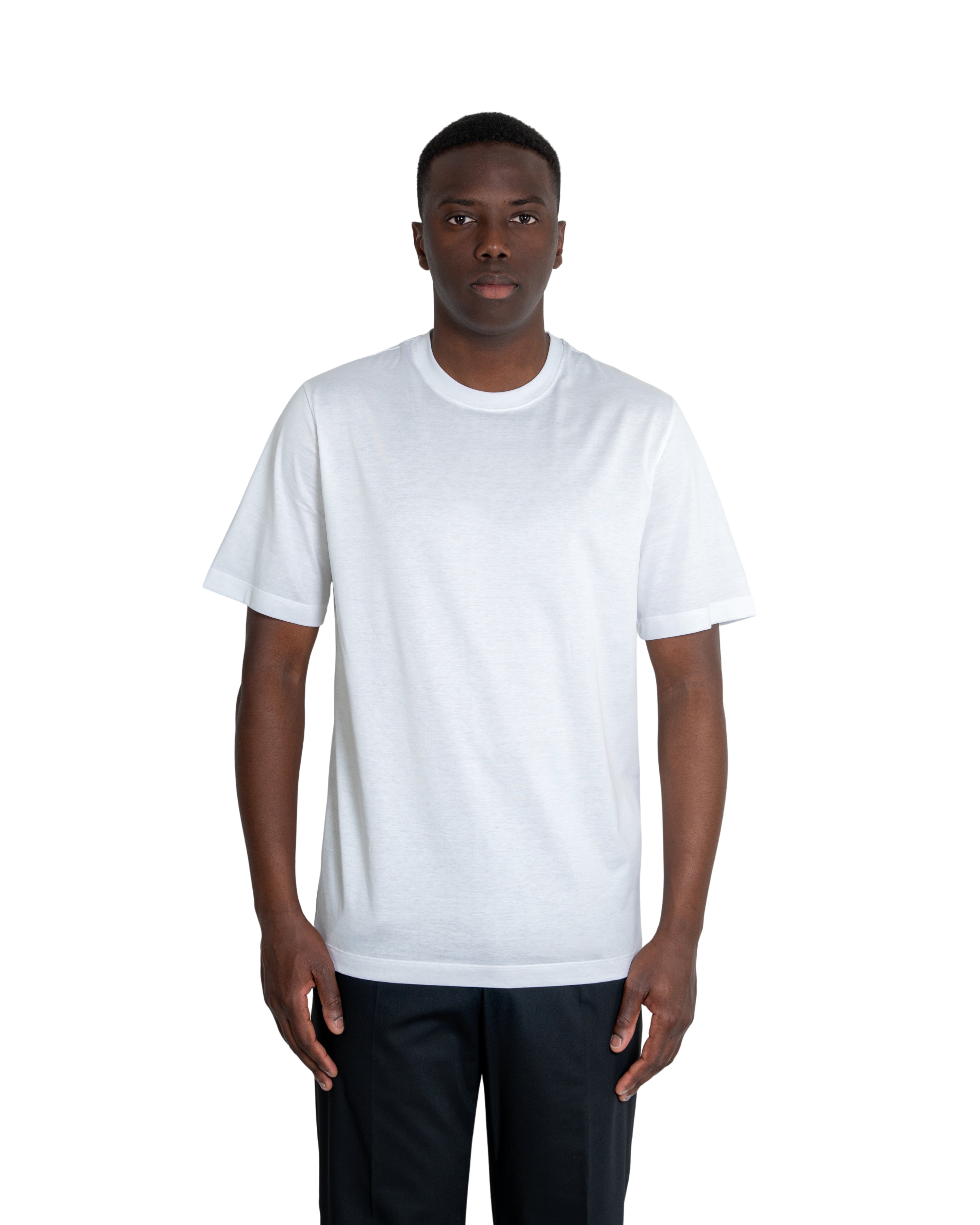 T-shirt Cotone Makò Filoscozia Bianco