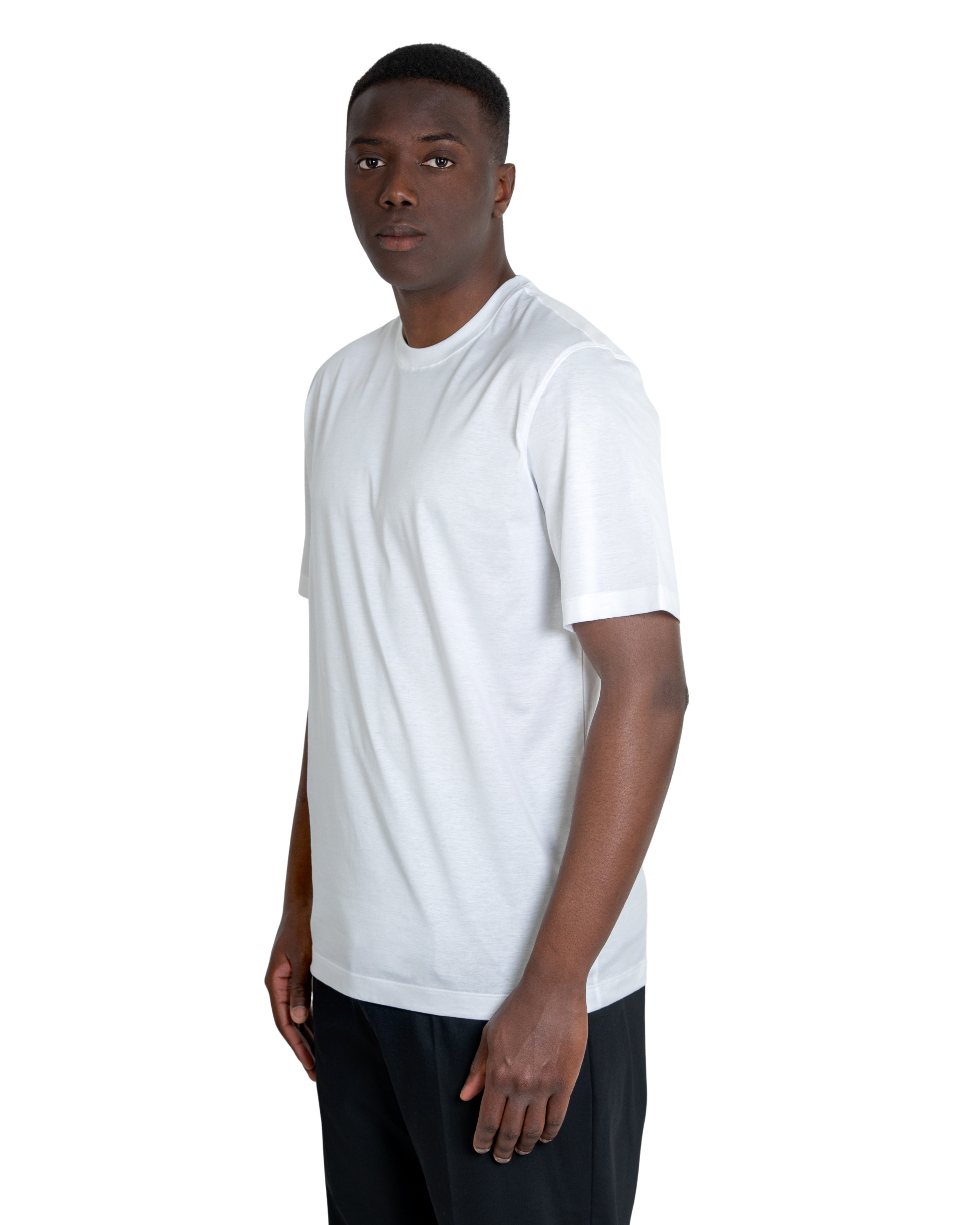 T-shirt Cotone Makò Filoscozia Bianco