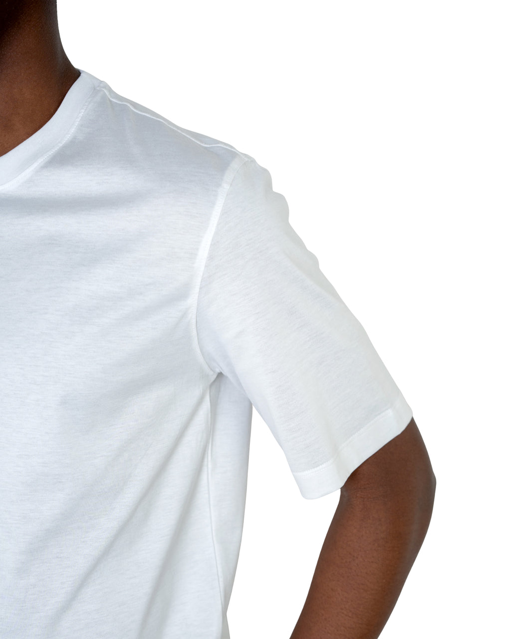 T-shirt Cotone Makò Filoscozia Bianco