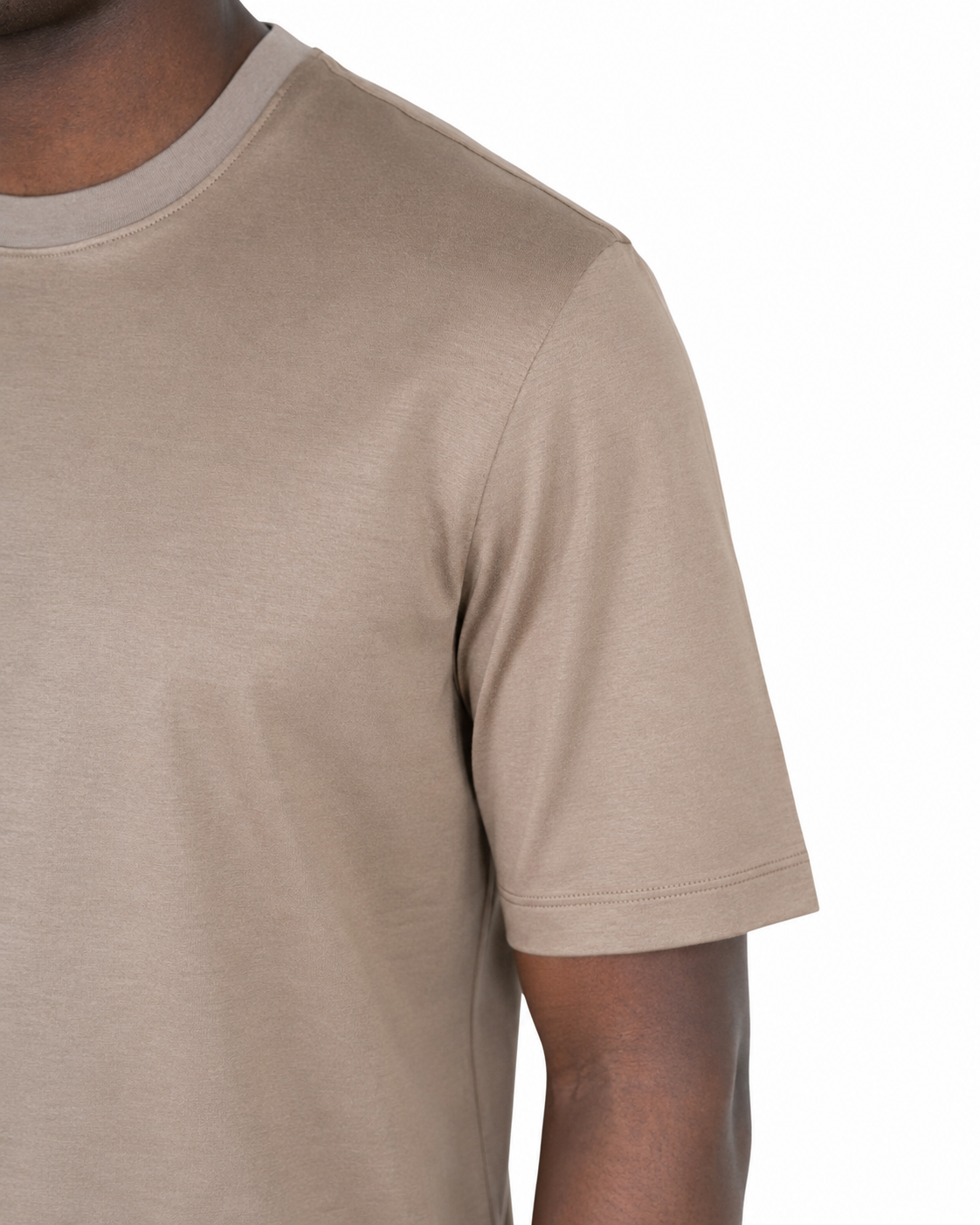 T-shirt Cotone Makò Filoscozia Sabbia