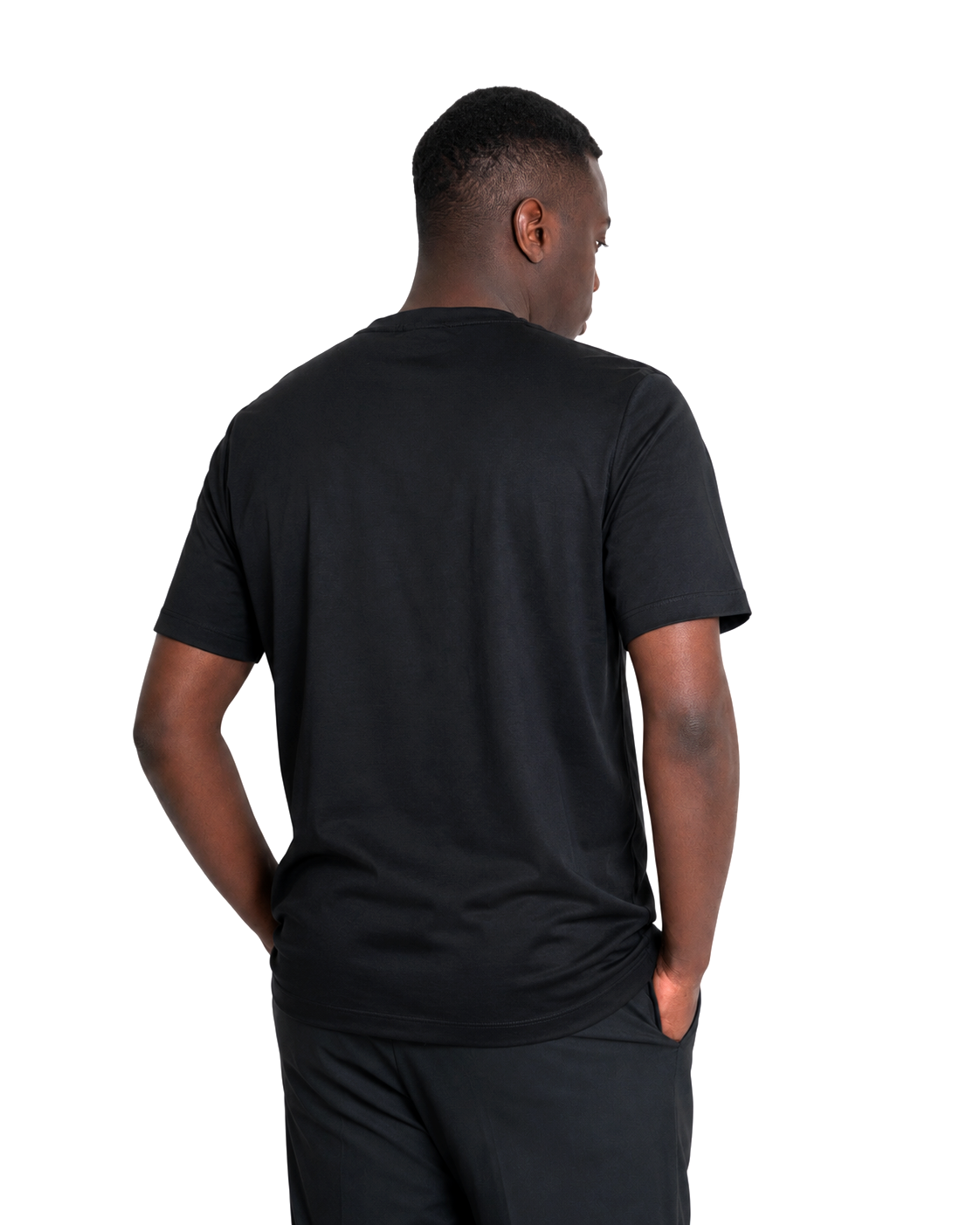 T-shirt Cotone Makò Filoscozia Nero