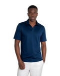 Polo Scollo V Cotone Makò Filoscozia Blu Notte