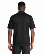 Polo Scollo V - Premium Mercerized Jersey Nero