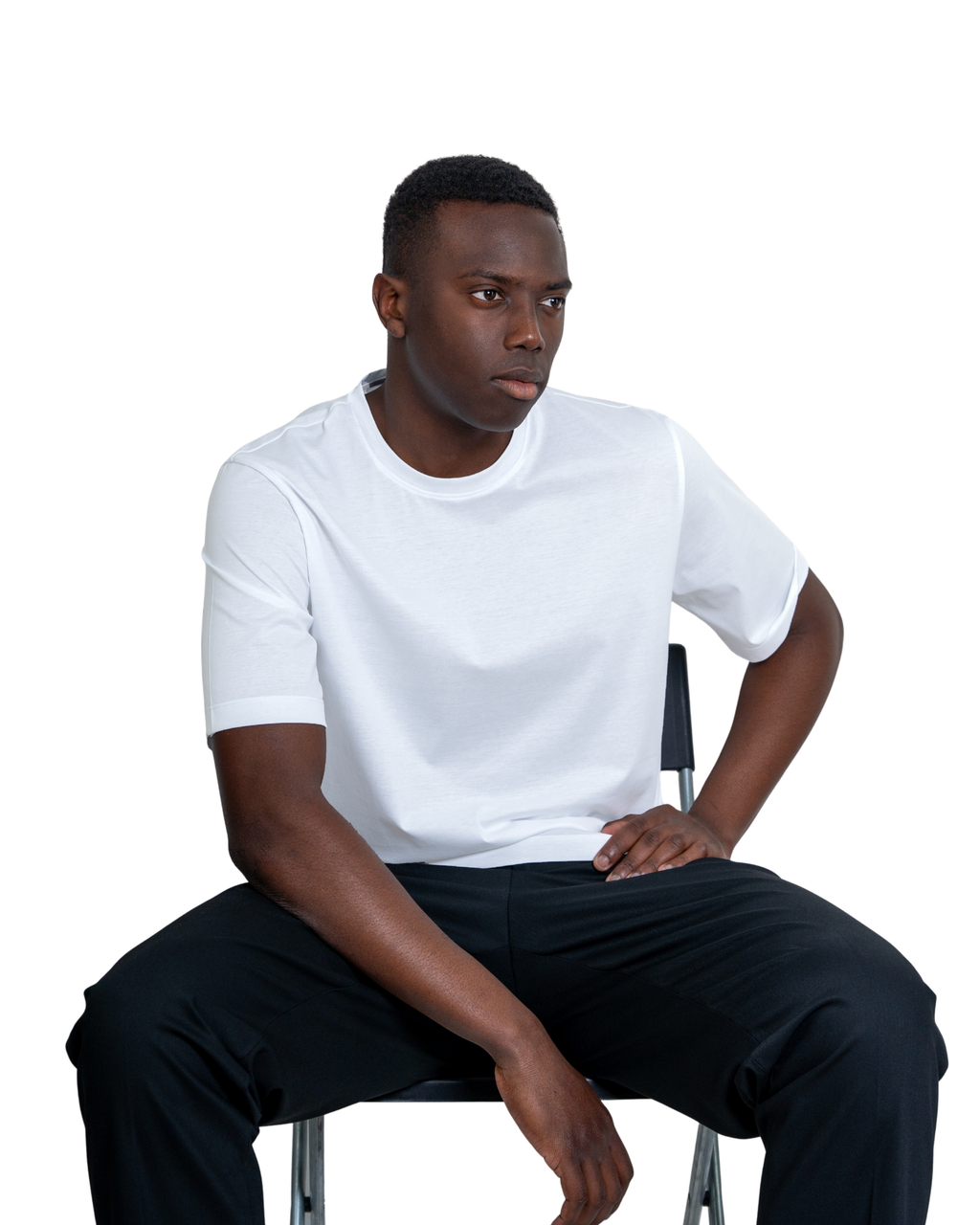 T-Shirt - Premium Mercerized Jersey Bianco