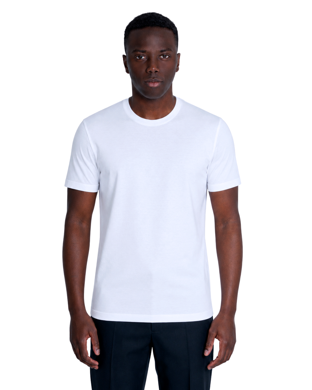T-Shirt - Premium Mercerized Jersey Bianco