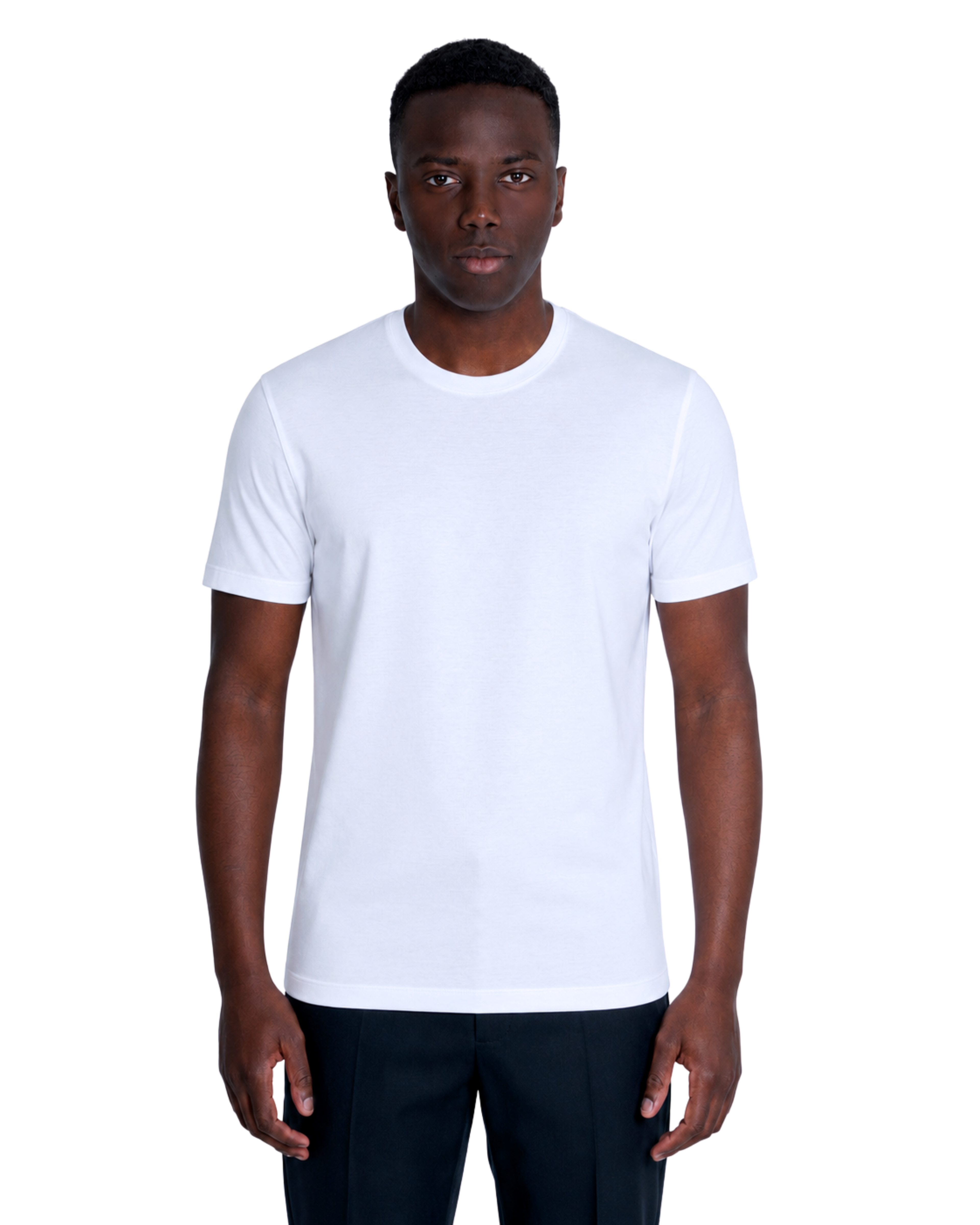 T-Shirt - Premium Mercerized Jersey Bianco