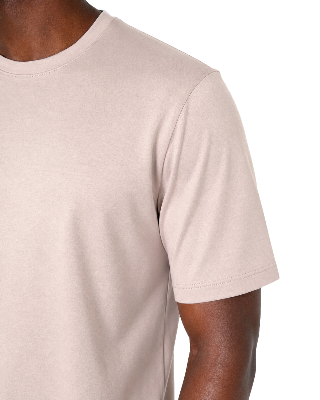 T-Shirt - Premium Mercerized Jersey Beige