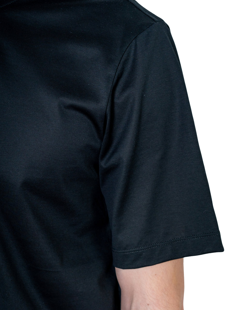 T-Shirt - Premium Mercerized Jersey Nero
