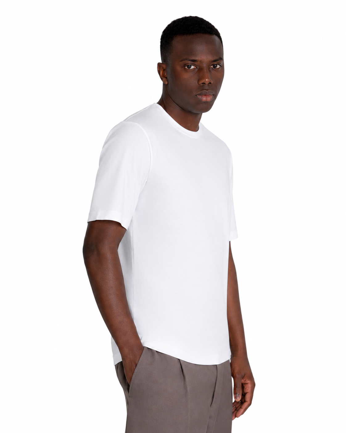 T-shirt - Premium Mercerized Interlock Bianco