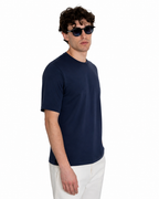 T-shirt - Premium Mercerized Interlock Blu Scuro