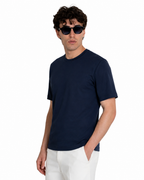 T-shirt - Premium Mercerized Interlock Blu Scuro