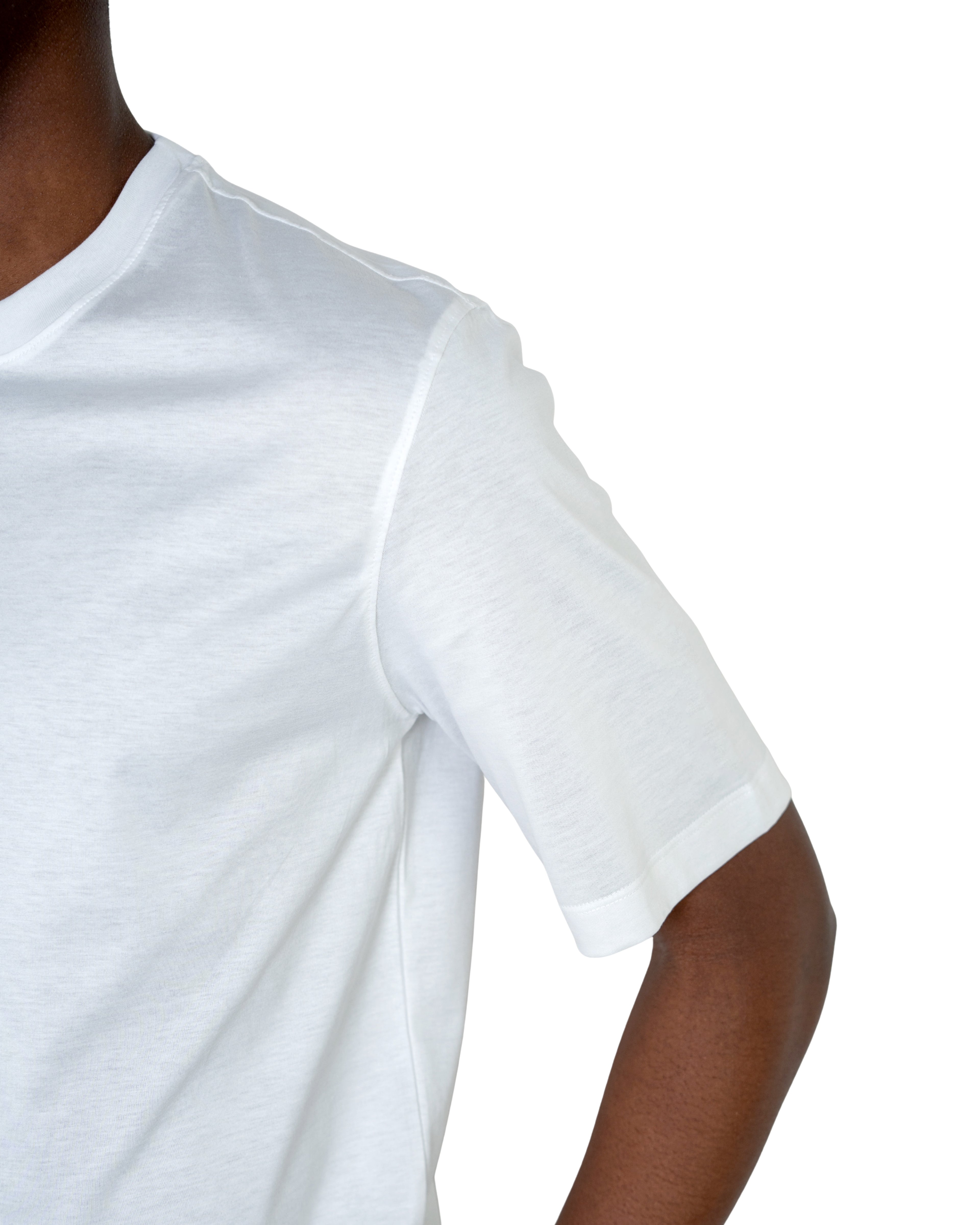 T-shirt Cotone Makò Filoscozia Bianco